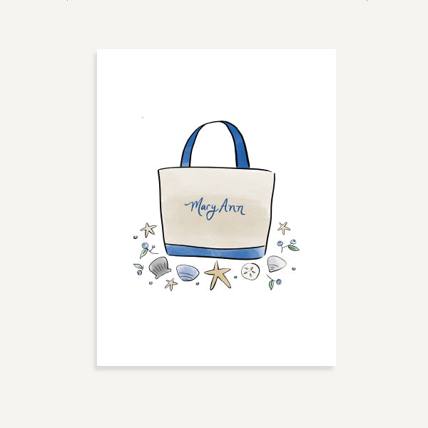 Beach Tote Notecard Set