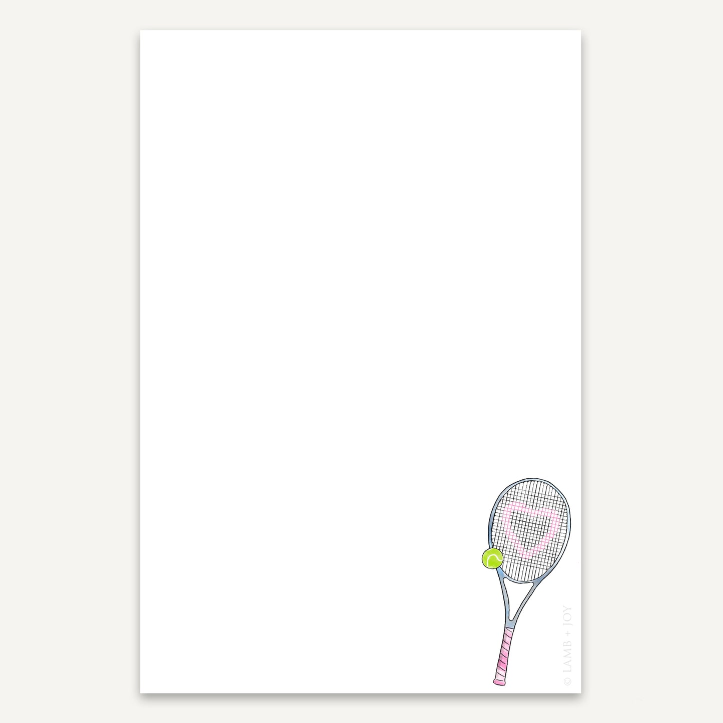 Tennis Love Note Pads