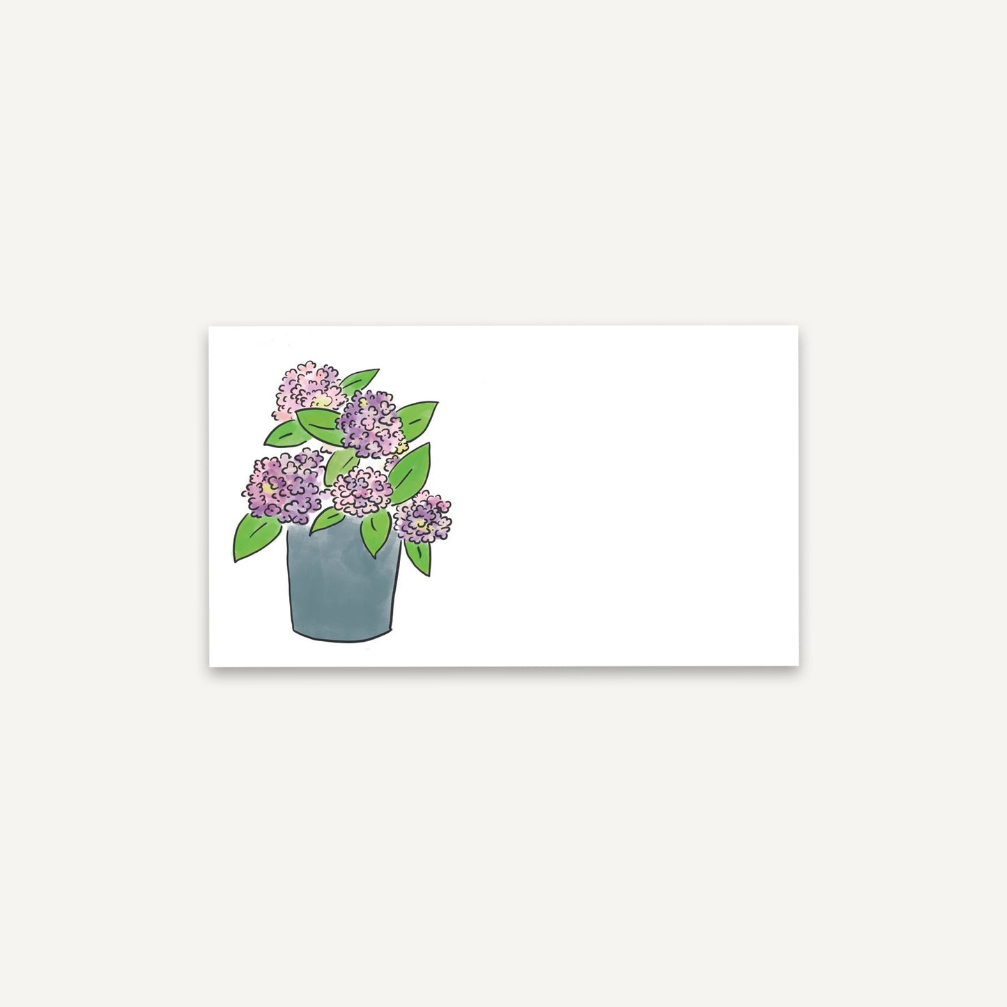 Potted Hydrangea Small Notes