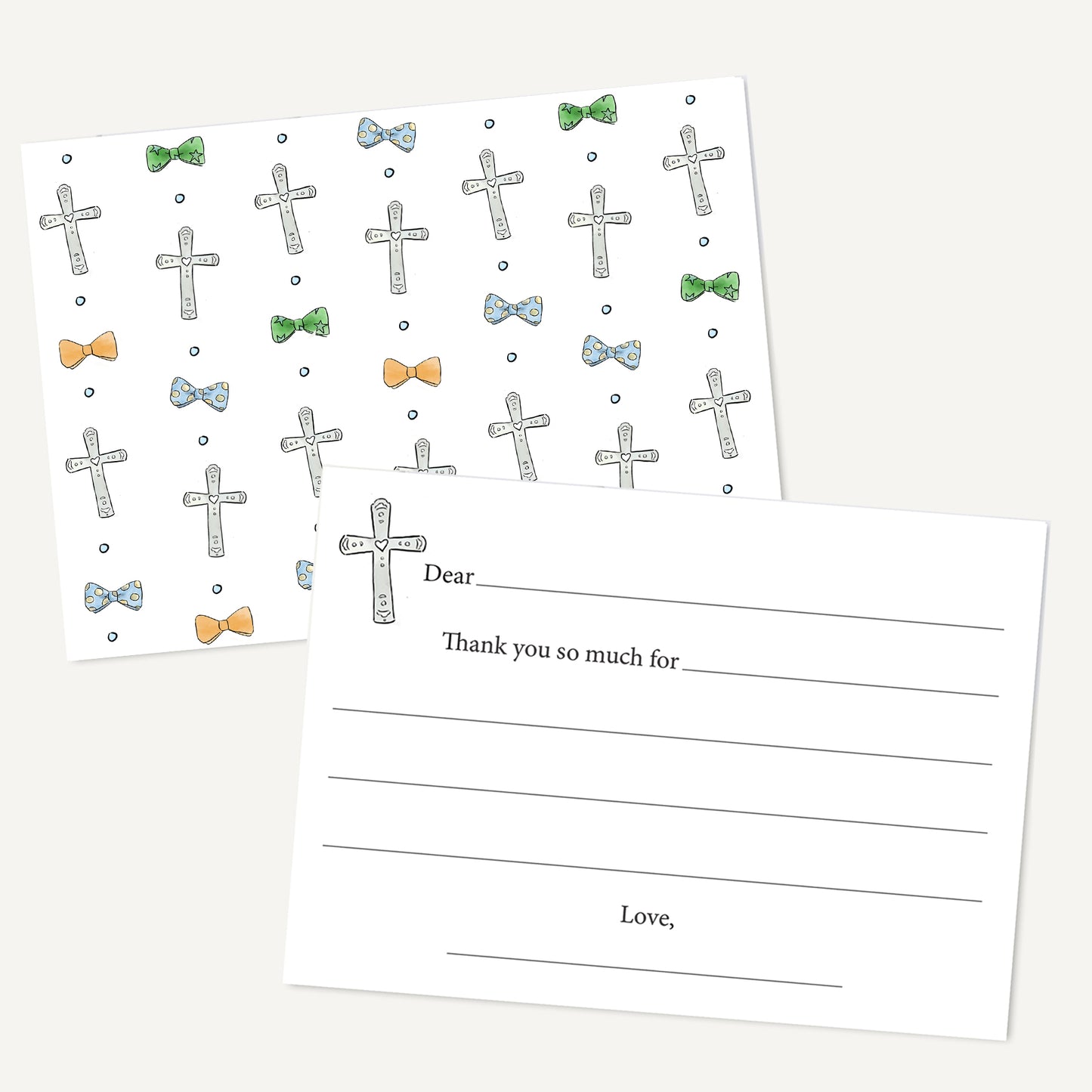 Write-In Cross + Bows