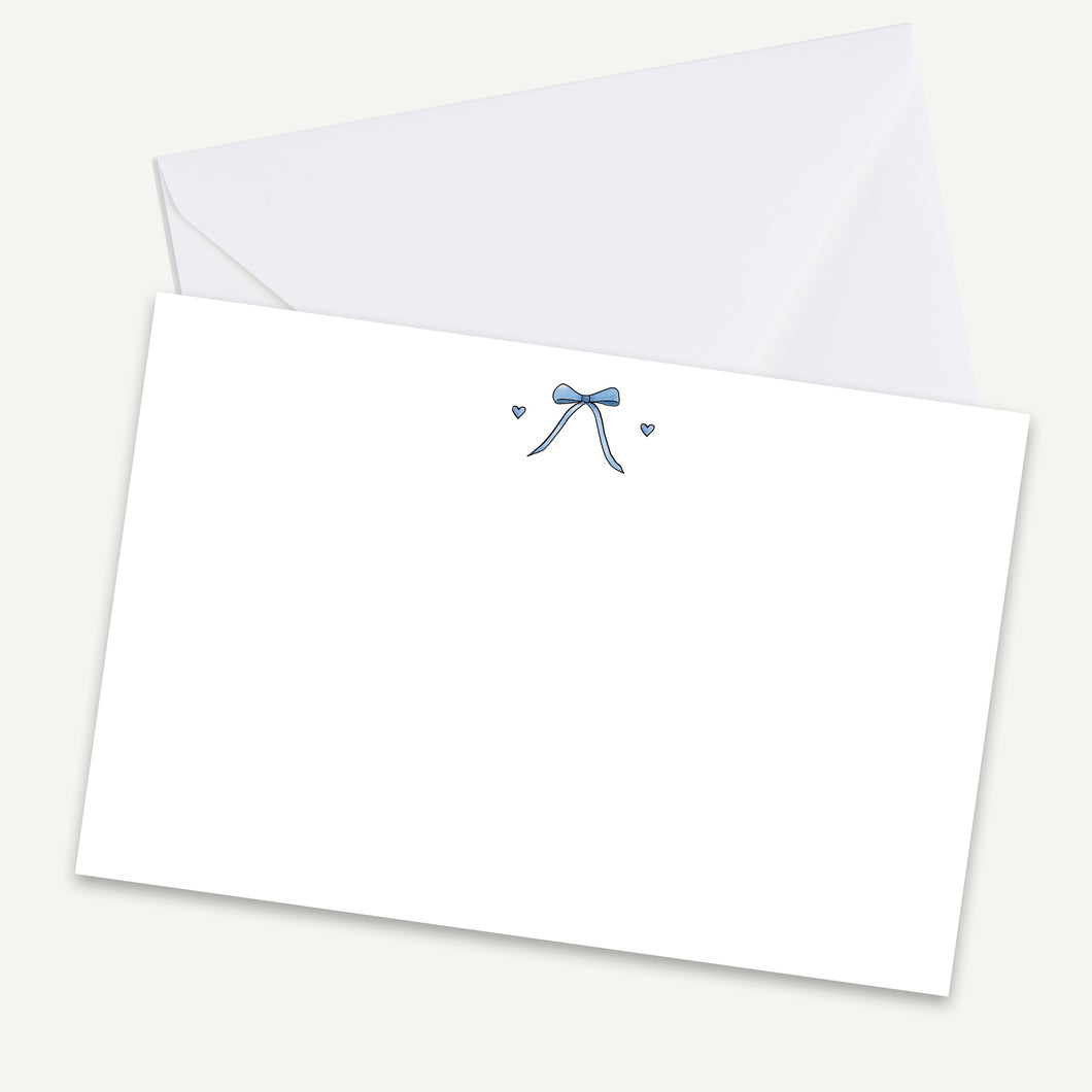 Bows + Hearts Note Card Set