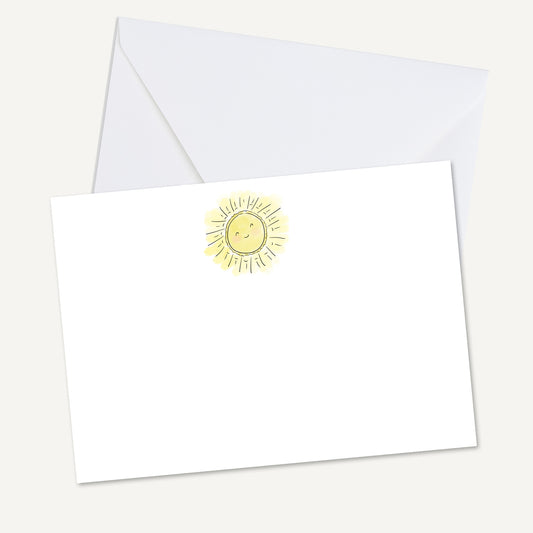 Sun Smile Note Card Set