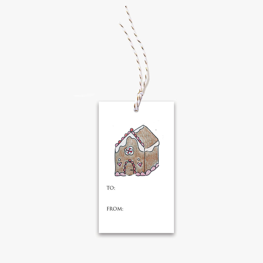 Gingerbread House Gift Tag