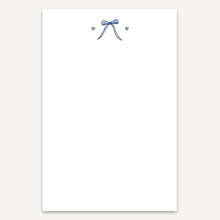 Load image into Gallery viewer, Bow + Hearts Large Notepad
