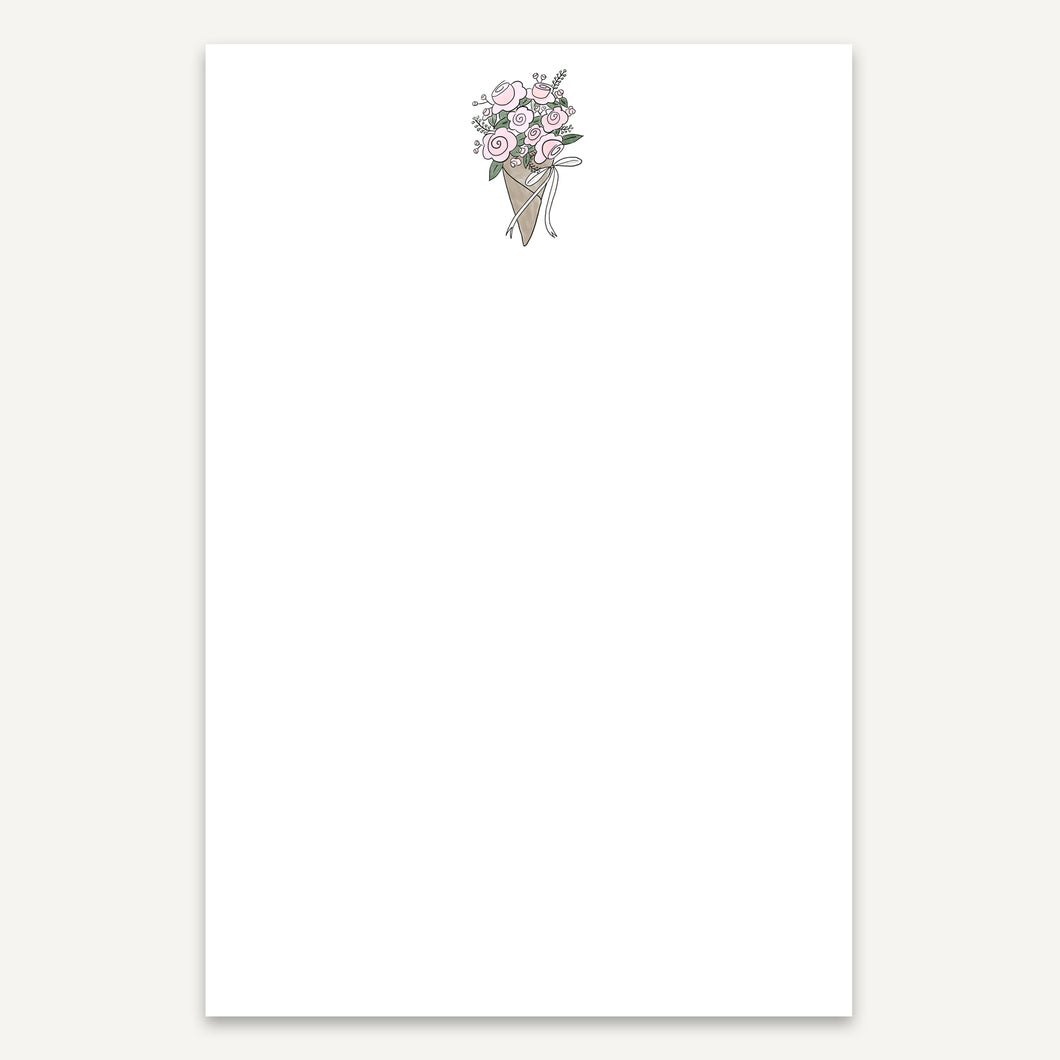 Rose Bouquet Notepad