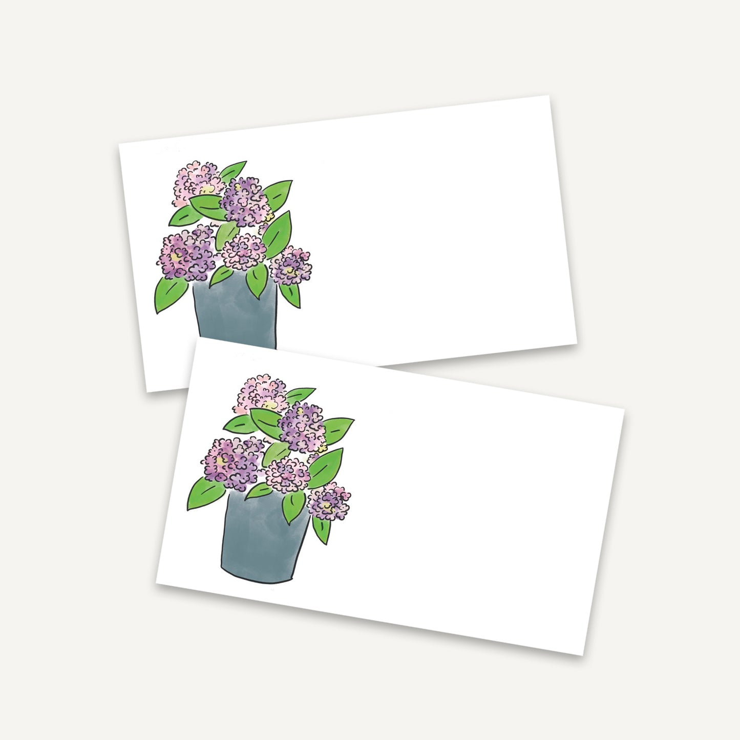 Potted Hydrangea Small Notes