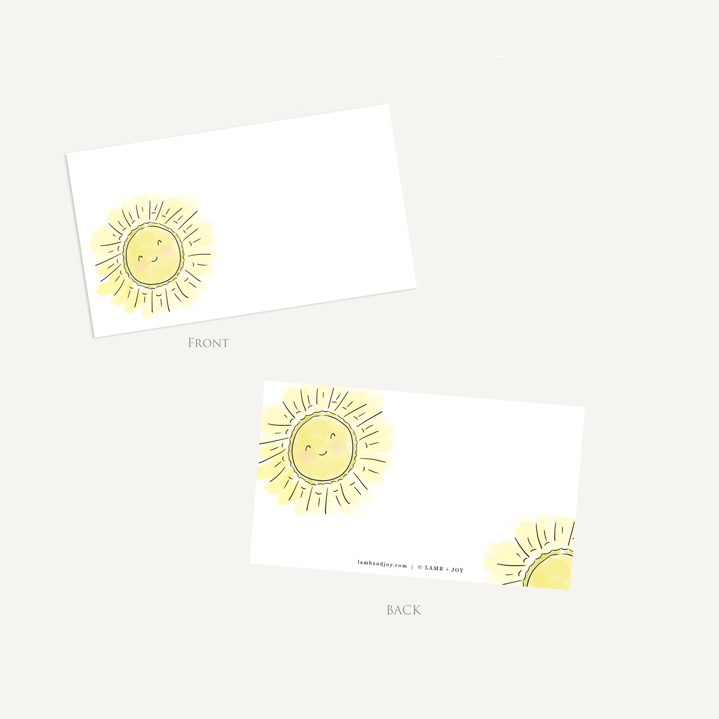Sun Smile Small Notes