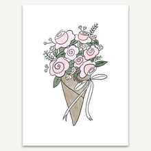 Load image into Gallery viewer, Rose Bouquet Art Print
