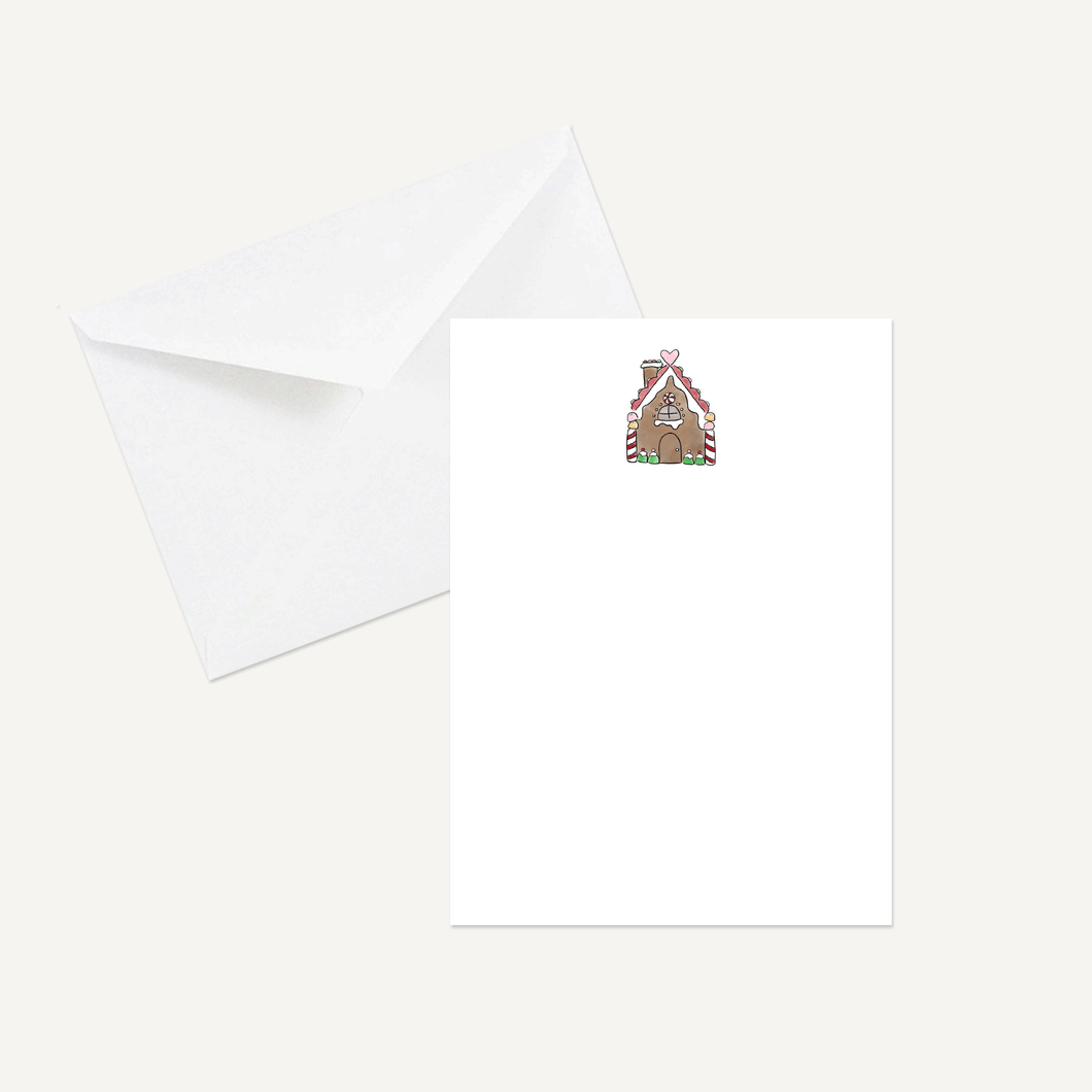 Gingerbread House Note Card Set