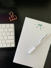 Load image into Gallery viewer, Bow + Hearts Large Notepad
