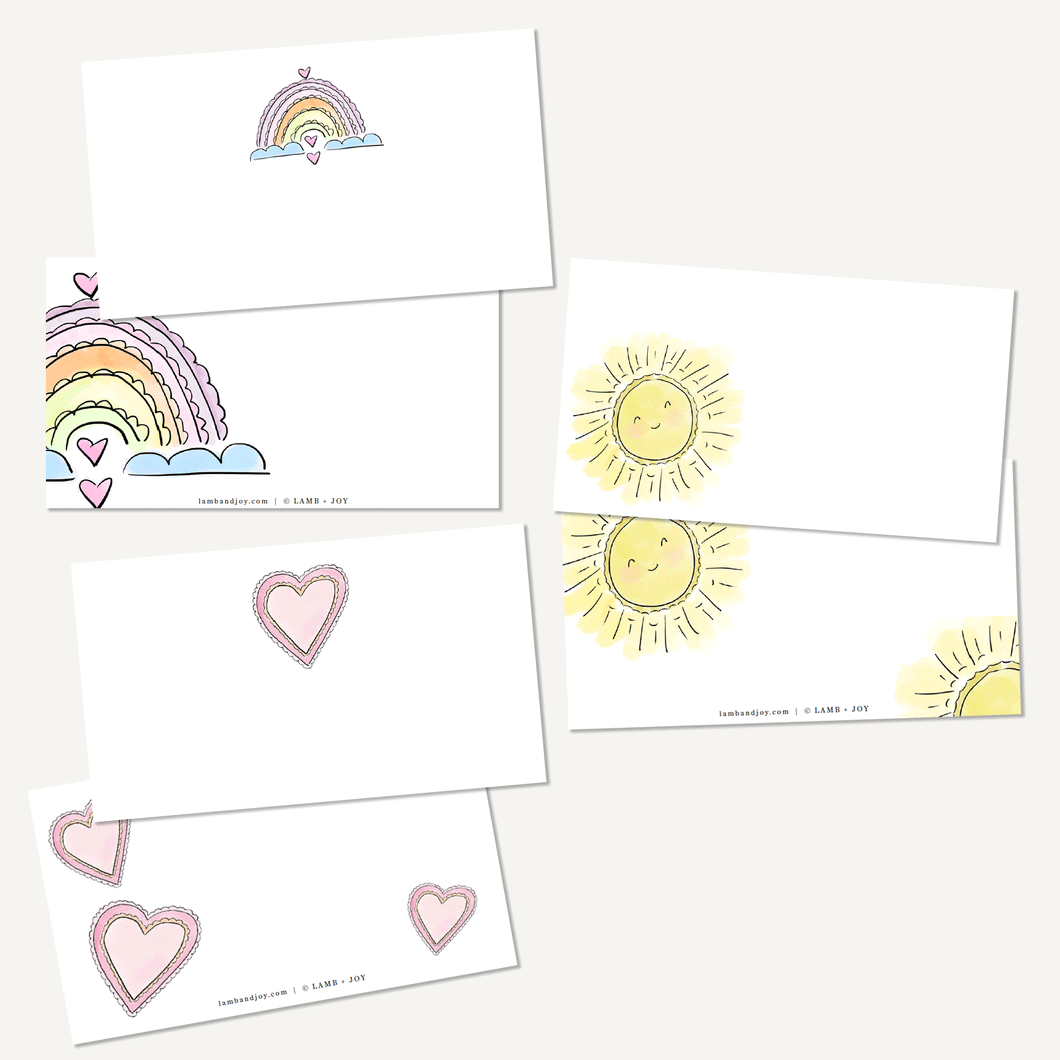 Sunnytime Summer Small Notes Variety Pack