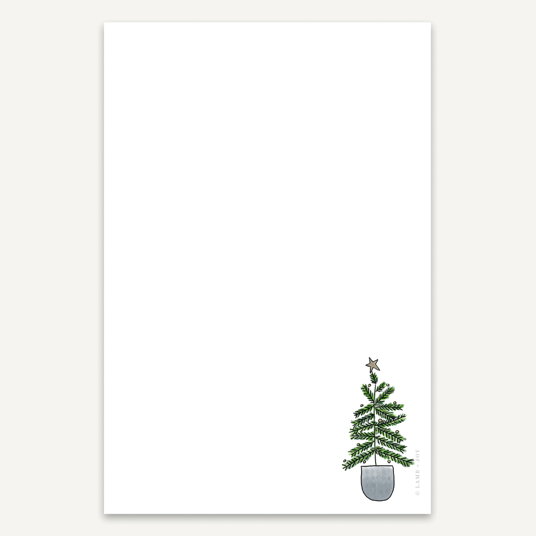 Potted Tree Note Pad
